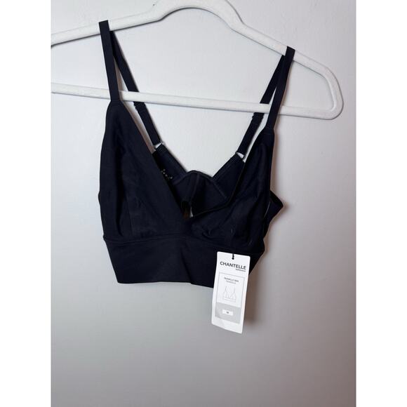 Chantelle Womens Softstretch Wire Free Triangle Bralette Black Size M NWT - Picture 5 of 9